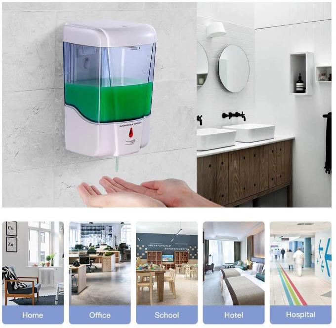 dispensador automático del jabón del sensor de 700Ml Touchless de la mano del desinfectante del jabón líquido del dispensador de la cocina infrarroja del cuarto de baño
