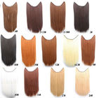 Clip coloreado sintético natural libre de las extensiones del pelo del enredo adentro con 16&quot;