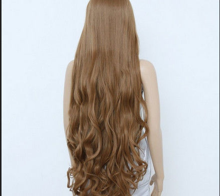 Color medio de Brown de las pelucas rizadas profundas del cabello humano/cabello humano virginal sin procesar