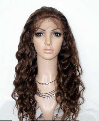 Correas ajustables de las pelucas rizadas rizadas de Remy Human Hair Lace Front ningún enredo