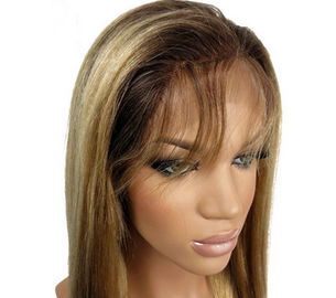 peluca recta del cabello humano de Glueless de la onda floja del grado 7A para las mujeres negras