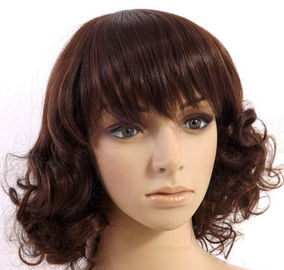 Pelucas sintéticas de mirada naturales de las nuevas del pelo mujeres rizadas naturales sintéticas elegantes de las pelucas