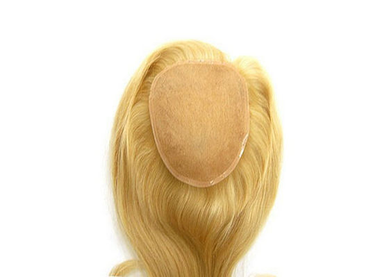 OEM Remy Virgin Hair Wig de oro recto 100% con una franja